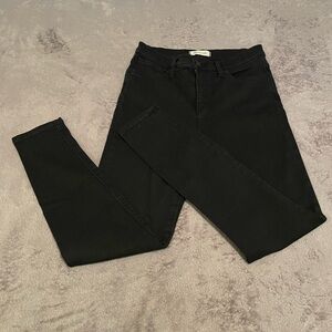 Madewell Roadtripper Black Skinny Jeans 28
